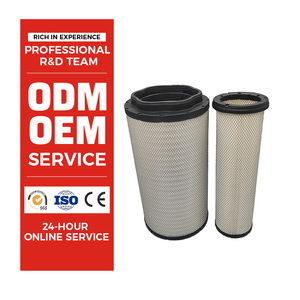 Filtro de Aire para Camión de Servicio Pesado BIAOPIN PU3157, Papel de Filtro para Linde 480E <span class=keywords><strong>500E</strong></span> 6500, Nuevo, 1500260 17500260 17500263 - Product Image 1