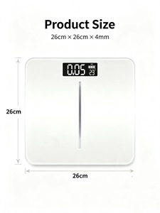 <span class=keywords><strong>Pèse</strong></span>-<span class=keywords><strong>personne</strong></span> numérique léger et économique pour salle de bain, balance électronique personnelle - Product Image 5
