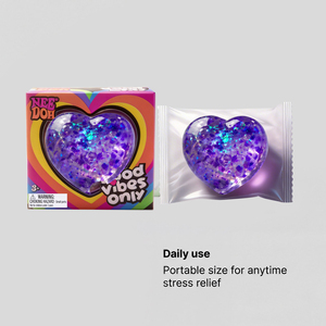 2026 New Arrivals <b>Heart</b> <b>Shaped</b> Sensory Fidget Toys TPR Squeeze Toys Valentines Slow Rise Stress Relief Mochi Squishy Toy - Product Image 3