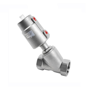 Vanne d'angle pneumatique COVNA à double action DN15 1/2 pouce en acier inoxydable pour le contrôle de l'eau et de la vapeur, avec fenêtre de contrôle de 90 jours - Product Image 5