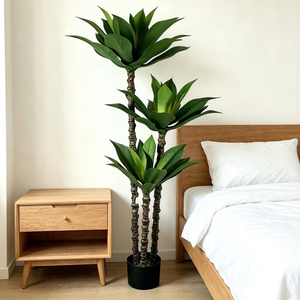 Artículos Decorativos para el Hogar en Oferta, Planta Artificial Tropical, Bonsái de <span class=keywords><strong>Agave</strong></span> Artificial, Planta de Sisal, Arreglos Florales para Fiestas y Bodas - Product Image 3