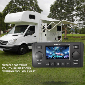 เครื่องเล่น MP5 กันน้ำ หน้าจอ TFT 4 นิ้ว IP66 วิทยุสเตอริโอสำหรับเรือ 4X50W เครื่องเสียงติดรถยนต์ ATV สำหรับเรือและรถยนต์ จากโรงงาน - Product Image 3