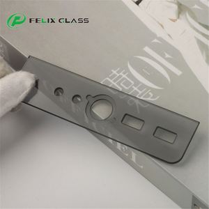 Meilleures ventes de verre trempé personnalisé CNC avec sérigraphie pour panneau de porte intelligent - Product Image 2