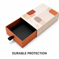 Boîte à tiroir en carton rigide personnalisée de luxe pour cosmétiques haut de gamme, emballage coulissant premium avec design de logo