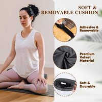 Banc de méditation de yoga pliant moderne en bois pliable comprend un sac de transport tabouret de méditation pliable en bambou à genoux