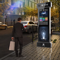Mobilier d'extérieur, station d'arrêt de bus électronique intelligente, machine publicitaire verticale Lcd, panneau d'affichage numérique