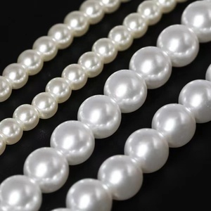 ลูกปัดพลาสติกเลียนแบบมุก ABS คุณภาพสูง ขนาด 3 มม.-30 มม. สำหรับทำเครื่องประดับ DIY ขายส่ง - Product Image 2