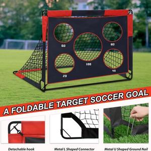 TuoLian Nuevo Portería <span class=keywords><strong>de</strong></span> Fútbol Plegable Portátil 120x90x90cm Desmontable 2 en 1 <span class=keywords><strong>para</strong></span> Adolescentes - Marco <span class=keywords><strong>de</strong></span> Portería <span class=keywords><strong>de</strong></span> Fútbol <span class=keywords><strong>para</strong></span> Exteriores - Product Image 4