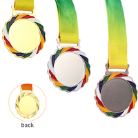 Medallas 3D de Aleación de Zinc de Alta Calidad a Precio de Mayoreo JZ, Medalla Deportiva Personalizada con Logotipo, Medalla de Baile de Metal Dorado en Blanco Personalizada
