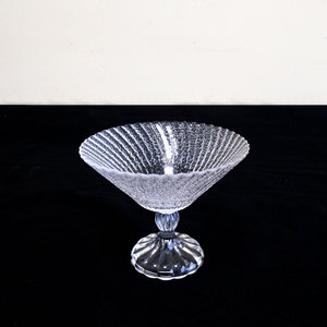 Verre à vin texturé côtelé Luckygoods QT260104 en cristal, verre à cocktail sur pied, verre à <span class=keywords><strong>champagne</strong></span> pour mariage, vaisselle de fête - Product Image 3