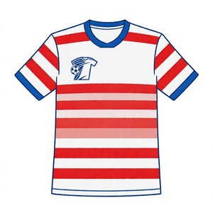 Maillot de football pour enfants personnalisé SM blanc à manches courtes 100% polyester respirant à séchage rapide avec logo d'équipe - Product Image 2
