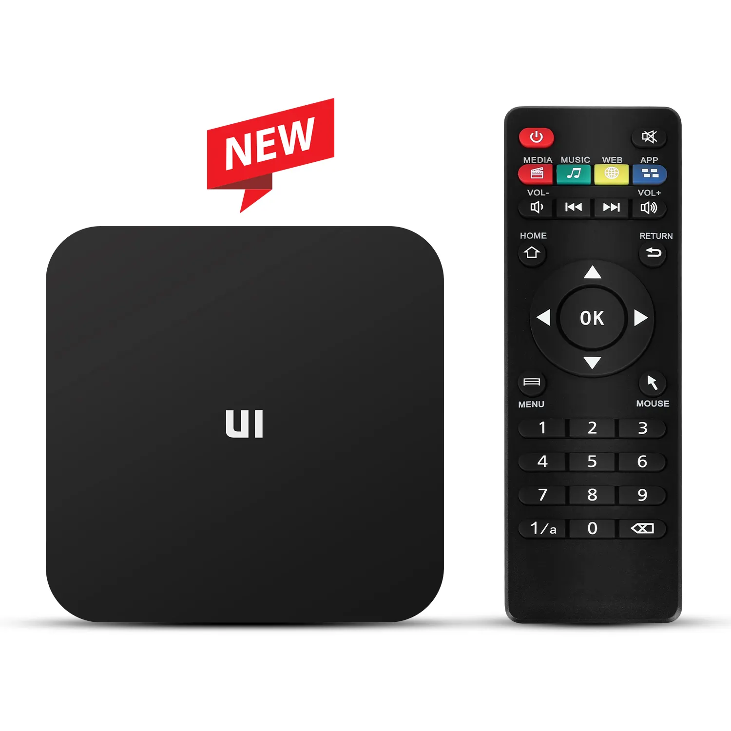 2023 Ultra HD 4k junu1 U1 dört çekirdekli 2GB 16GB Android 11 akıllı TV kutusu 4K akıllı Android TV kutusu