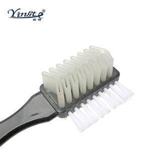 Yinste Multi Functional <b>Shoe</b> Brush Nylon Bristle Three Sided Cleaning Tool For Boots And <b>Shoes</b> - Product Image 4