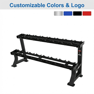YLSY001HM49B YLSY001HM49B EPsonlove Steel Gym Equipment Machine 8 Pairs Dumbbell Storage Rack Dual Functionality <b>Switch</b> Between - Product Image 3
