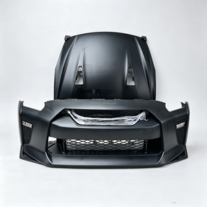 Para Nissan <span class=keywords><strong>GTR</strong></span> <span class=keywords><strong>R35</strong></span> 2007-2016, Actualización al Estilo <span class=keywords><strong>2023</strong></span>, Conjunto de Parachoques Delantero, Conversión de Capó, Piezas del Kit de Carrocería - Product Image 1