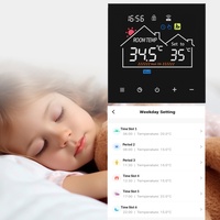 Thermostat intelligent WiFi Tuya pour chaudière à gaz, chauffage au sol à eau avec fonction de contrôle par liaison