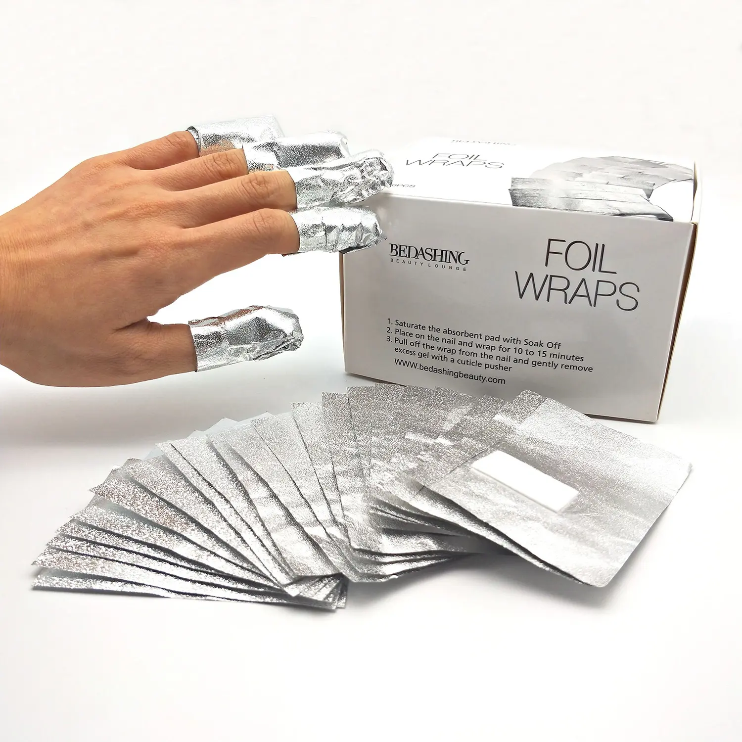 Nail Cleaner removal Foil Wraps With Polish pads