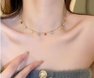 Dainty Multi Charms <span class=keywords><strong>collana</strong></span> gioielli in acciaio inox 18K <span class=keywords><strong>oro</strong></span> trifoglio cuore stella occhi <span class=keywords><strong>luna</strong></span> ciondoli con <span class=keywords><strong>collana</strong></span> di zirconi per le donne - Product Image 6