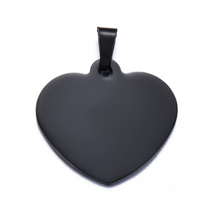 Targhette con nome per cani in acciaio inossidabile a forma di cuore 1000 posizione portachiavi in argento 2.5cm tradizionale portachiavi con targa smarrita - Product Image 2