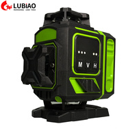 Niveau laser rotatif 360° à 16 lignes, faisceau vert 4D, support mural, plateforme élévatrice, installation de carrelage, Nivel AutoTool