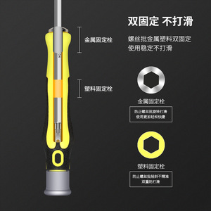 Dual Purpose <b>Precision</b> <b>Screwdriver</b> Set Cr V Steel Multi Head For Small Electrical Repair Anti Slip Handle 12 In 1 Manual Tool - Product Image 3