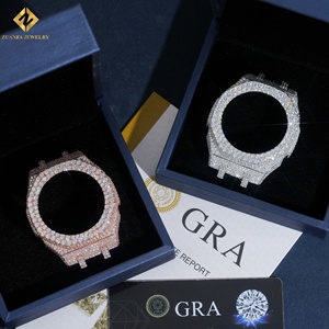 Lunette de montre GA2100 en or rose, sertie de diamants pavés, style Hip Hop, prix usine, personnalisation disponible - Product Image 5