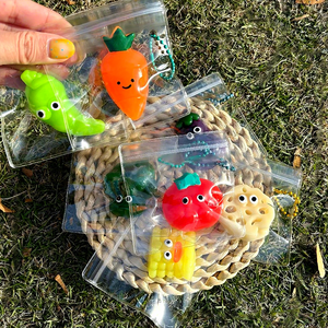 Jouet anti-stress créatif DIY Xiaohongshu très populaire pour garçons, mini pendentif à presser en plastique, mignon et de grande valeur - Product Image 2