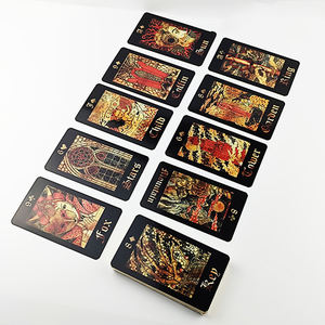 Individuell Bedruckte Russische <span class=keywords><strong>Tarot</strong></span>-Spielkarten Orakel-Spiel Papierkarten mit Katzenmotiv - Product Image 6