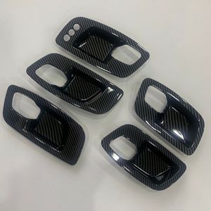 Ensemble de garnitures de poignées de porte Dodge Charger en fibre de carbone ABS 2011-2021 pour l'intérieur - Product Image 3