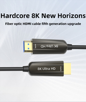 Haute qualité 48Gbps mâle à mâle HDMI 8K câble AOC fibre optique 8k HDMI 2.1 AOC HDMI câble à fibre optique 100 mètres
