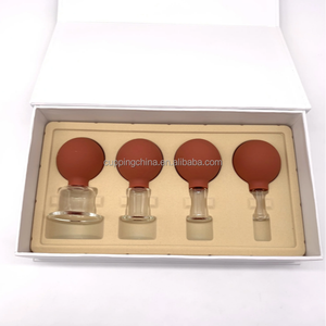 Vente directe en usine ensemble de ventouses Offres Spéciales ventouses Anti <span class=keywords><strong>cellulite</strong></span> vide Massage <span class=keywords><strong>ventouse</strong></span> <span class=keywords><strong>verre</strong></span> ventouses ensemble de 4 tailles - Product Image 4