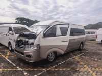 King Long Kingo L-CNG-M2 : Minibus CNG avec 15 places maximum, transmission manuelle à 6 vitesses et puissance maximale de 110 kW