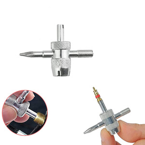 64 Piece Valve Core Removal Tool Set With Valve <b>Cap</b> And <b>Stem</b> For Cars Motorcycles Bicycles And Trucks British Thread Screw On - Product Image 4