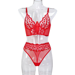 <span class=keywords><strong>2026</strong></span> Hete Sexy Dameslingerie Transparante Tweedelige Set Valentijnsdag Lingerie - Product Image 5