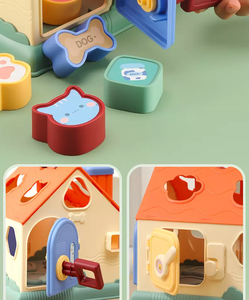 Jinming nuovo arrivo giocattoli educativi per bambini Puzzle di plastica casa selezionatrice giocattoli di smistamento <span class=keywords><strong>partita</strong></span> - Product Image 6