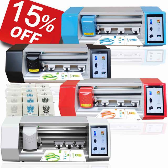 2023 High Quality Film Cutter Tpu Hydrogel Mobile Phone Screen Protector Film Cutting Machine