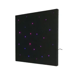 Luz LED de painel de céu estrelado em fibra óptica tamanho padrão 60*60 cm estrelas arranjadas