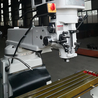 Vente directe d'usine meilleur prix 4H 4HW fraiseuse à tourelle verticale robuste nouveau 220v moteur à engrenages moteur moulins manuels