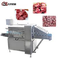 Machine commerciale de découpe et de désépaississement de viande congelée de grande capacité, machine combinée multifonctionnelle de découpe et de désépaississement de viande congelée