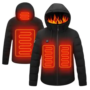 Wholesale 11 Zones Self Heating Jacket Warm Smart Charged Electric Heated Jacket With Battery