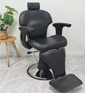 Wallybeauty Vente en gros de meubles de salon, chaise de barbier noire confortable de style classique inclinable - Product Image 2