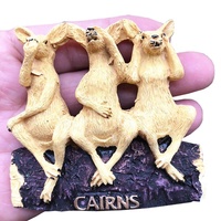 Fabricants de souvenirs touristiques australiens décoratifs aimant de réfrigérateur personnalisé Sydney Melbourne Kangourou Koala aimant de réfrigérateur