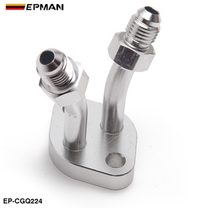 EPMAN <span class=keywords><strong>Voiture</strong></span> Turbo eau/liquide <span class=keywords><strong>de</strong></span> refroidissement bride raccord et joint boulon pour Toyota CT9 CT12 CT20 CT26 4AN Flare adaptateur en aluminium EP-CGQ224 - Product Image 4