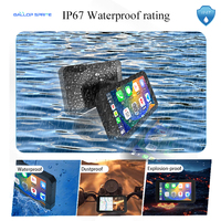 GallopSprite Navigateur GPS portable pour moto avec écran intelligent HD de 5 pouces, compatible sans fil CarPlay et Android Auto, étanche 1