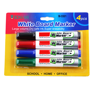 Marqueur effaçable à sec à base d'encre à l'eau inodore et coloré pour le bureau, l'école, le tableau blanc - Product Image 2