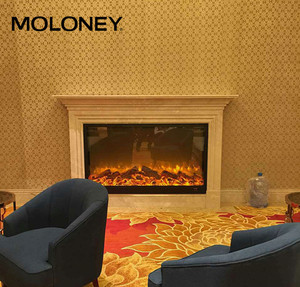 Chimenea de carbón simulada con <span class=keywords><strong>fuego</strong></span> digital, soporte de TV de inserción de chimenea de 36 "con base opcional, chimenea electrónica de 110-220V - Product Image 5