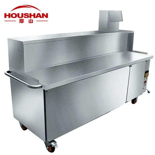 Nieuwe Technologie 250 Cm Lengte Rookloze Houtskool Bbq Grill Auto