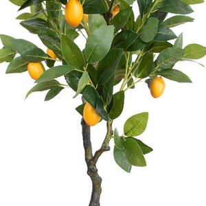 90% simulación de venta directa de fábrica de <span class=keywords><strong>maceta</strong></span> pequeña artificial limón planta un árbol para la decoración - Product Image 3