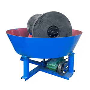 hot sale in sudan wet pan mill 1t/h vertical gold milling grinding machine stone grinder