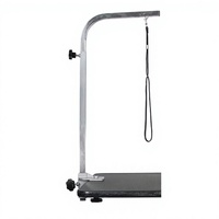 Shernbao FT-8001 Ensemble de bras simple en acier inoxydable pour table de toilettage pour chiens et chats - Facile à utiliser